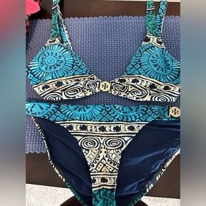 Tory Burch two piece bathing suit